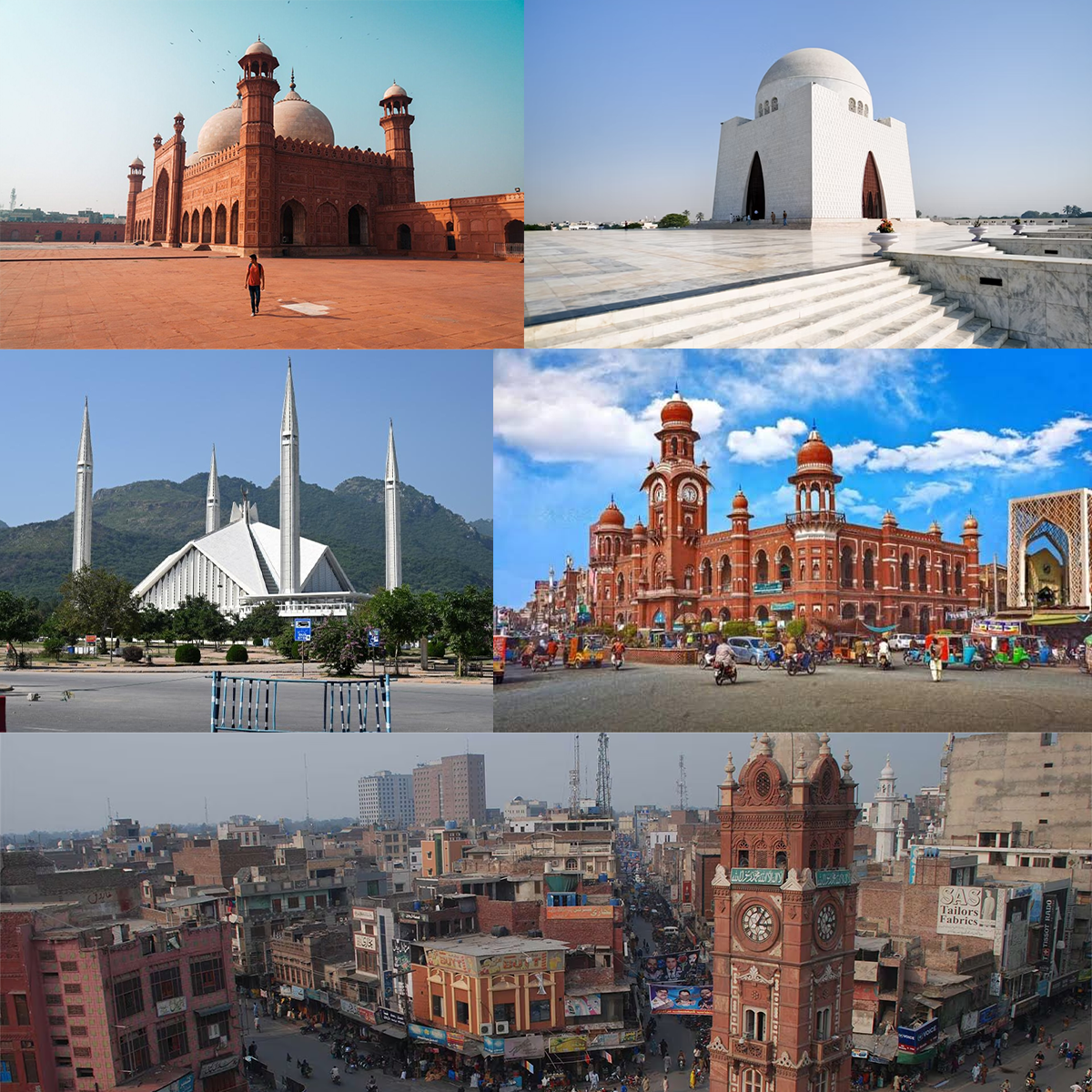 Lahore Karcahi Islamabad Multan Faisalabad